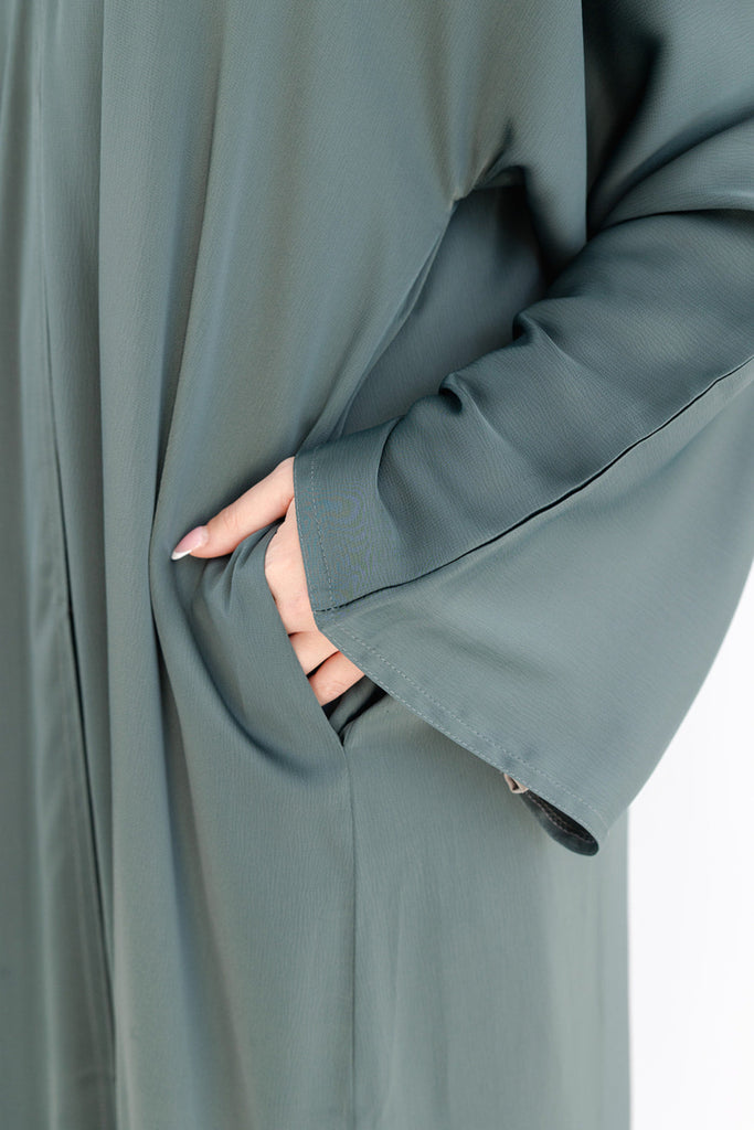 Plain Open Abaya
