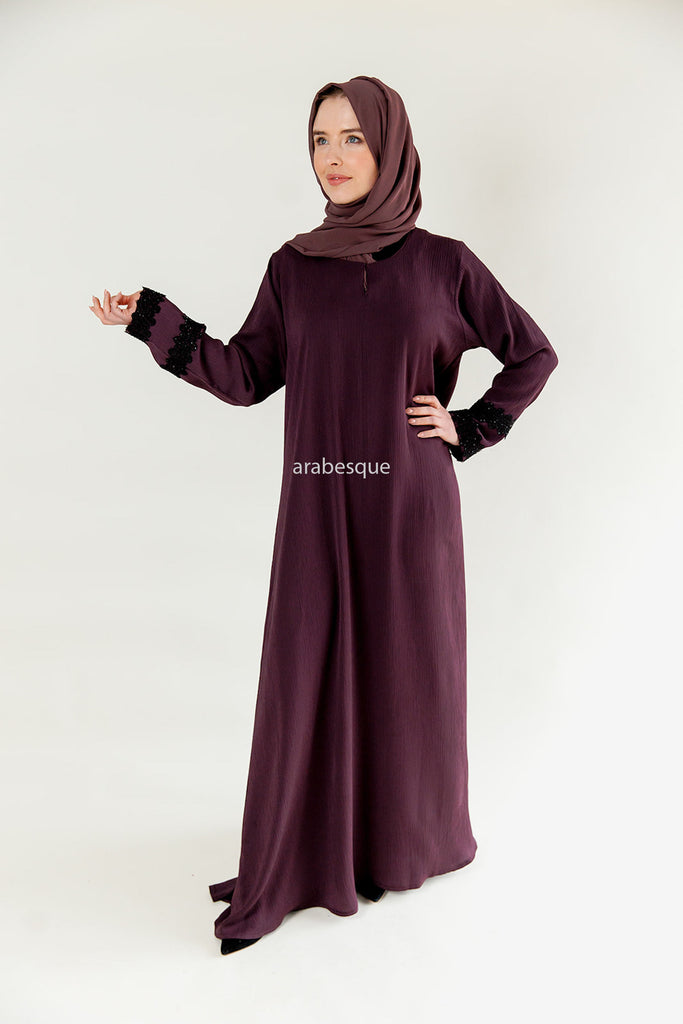 Plain Abayas with simple details