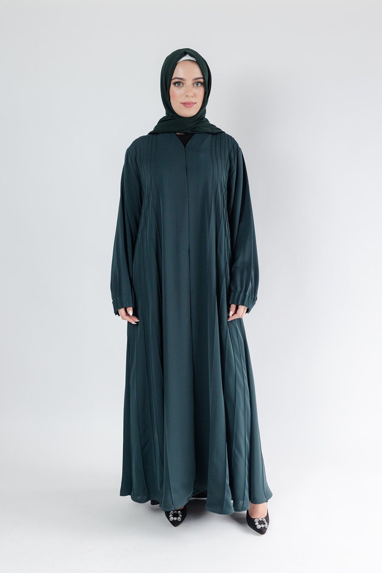 Plain Open Abaya