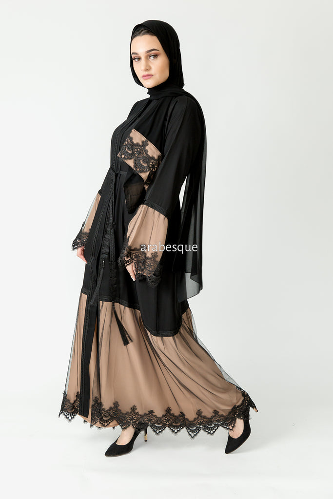 Lace Work Abayas