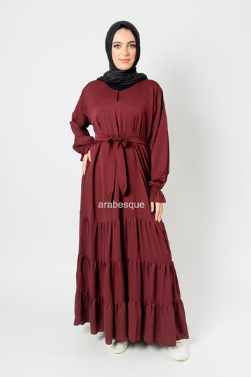 Labeeqa Textured Abaya (6 Colours)