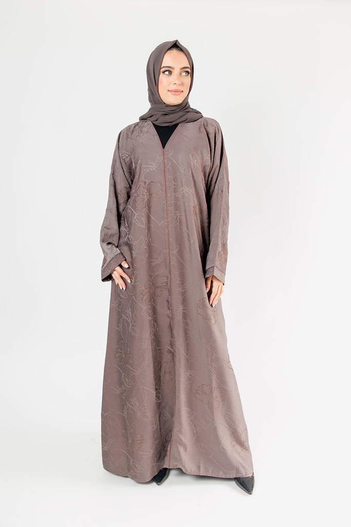 Plain Open Abaya