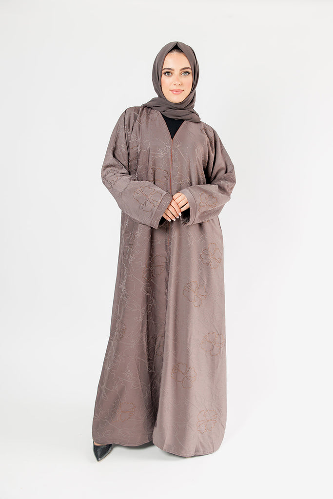 Plain Open Abaya