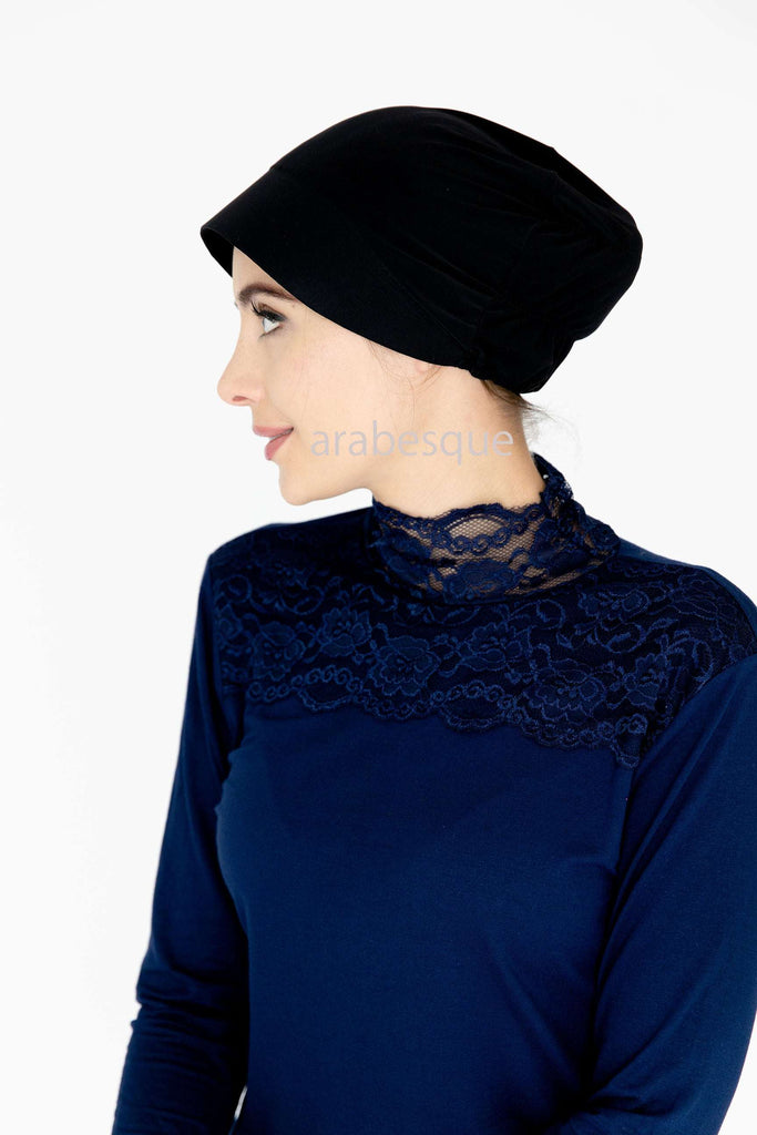 Plastic Front Underscarf - Lycra