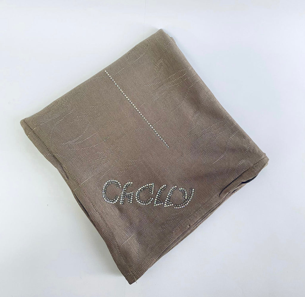 Chally Diamante Jersey Hijab Pattern 4