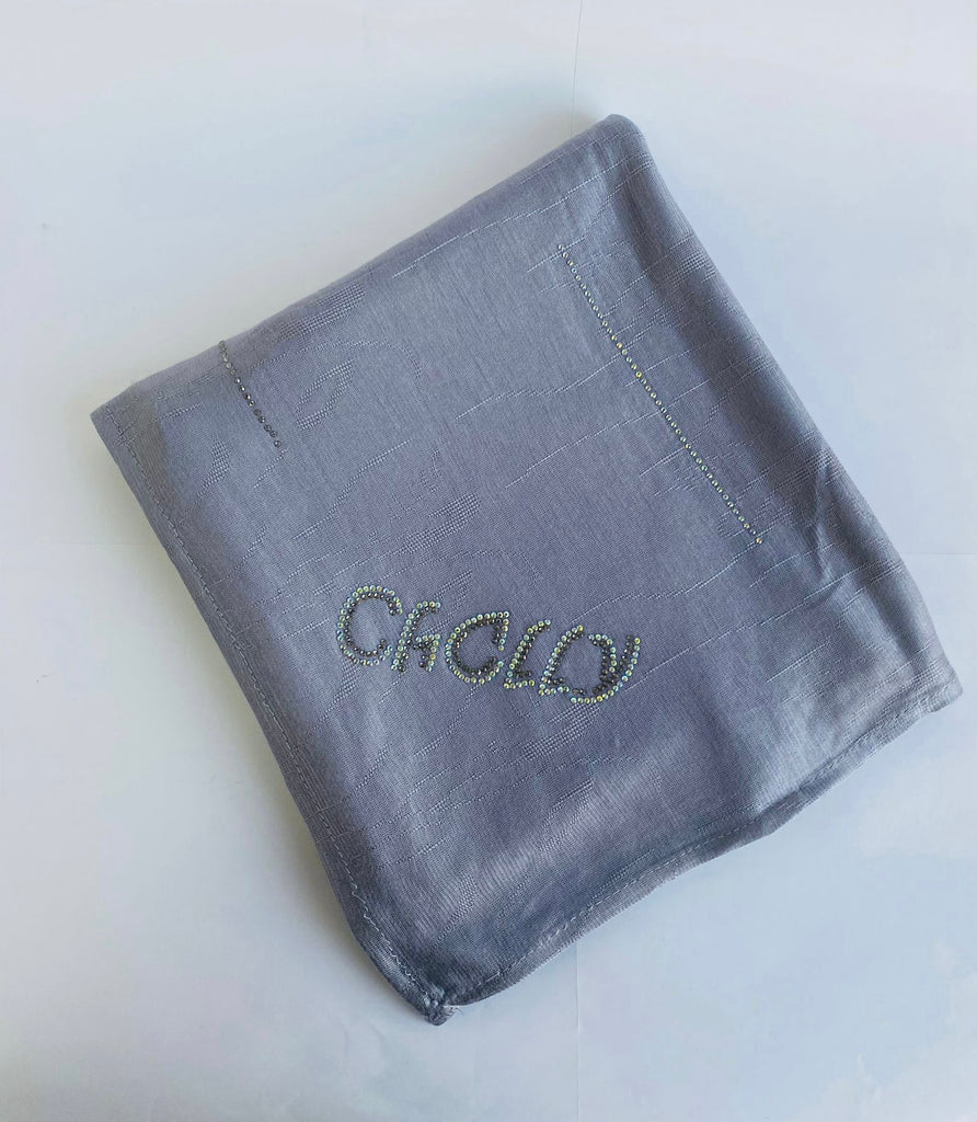 Chally Diamante Jersey Hijab Pattern 4