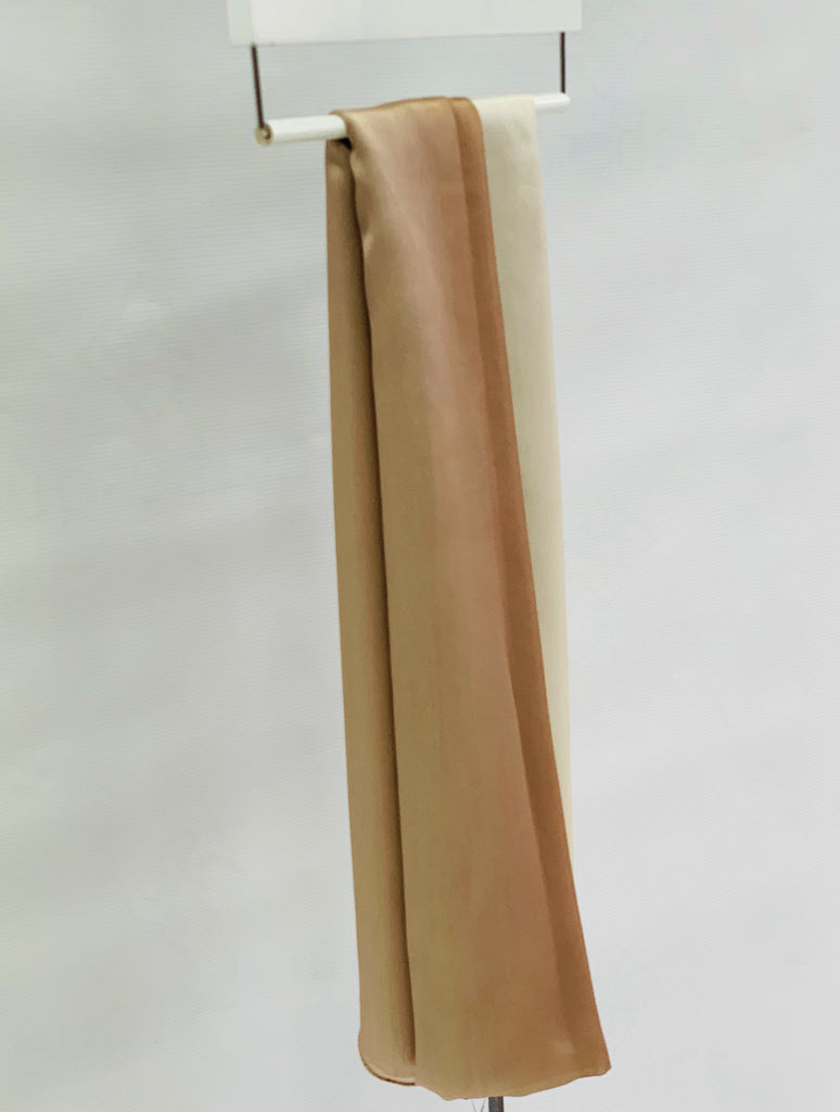 Ombre Satin Crepon Long Hijab