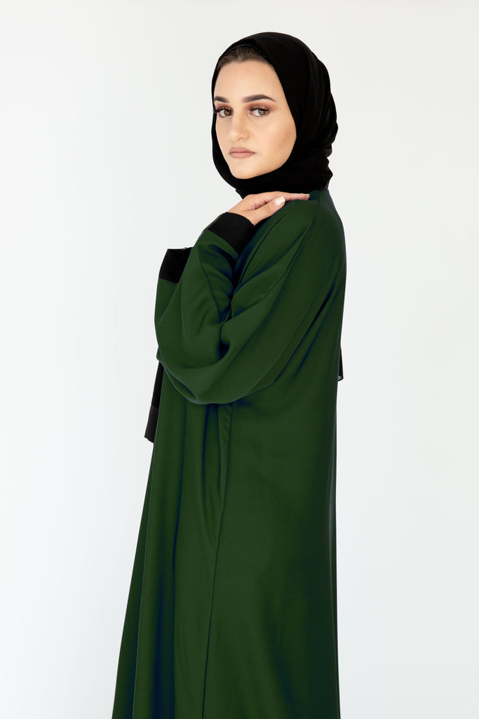 Plain Open Abaya