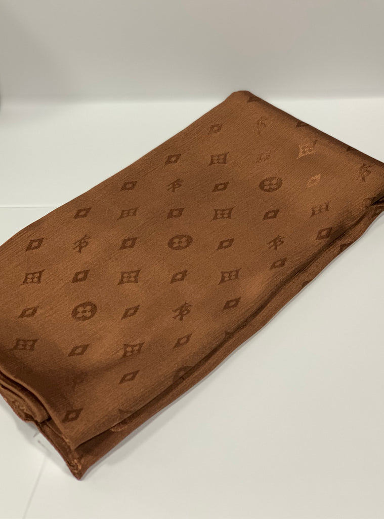 Premium Karaca Silky Damier 110cm Square Hijab