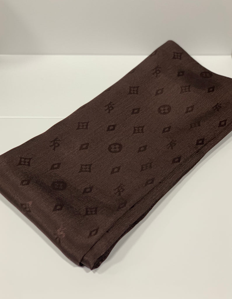 Premium Karaca Silky Damier 110cm Square Hijab