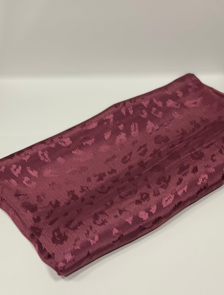 Premium Karaca 110cm Square Jaguar Print Hijab