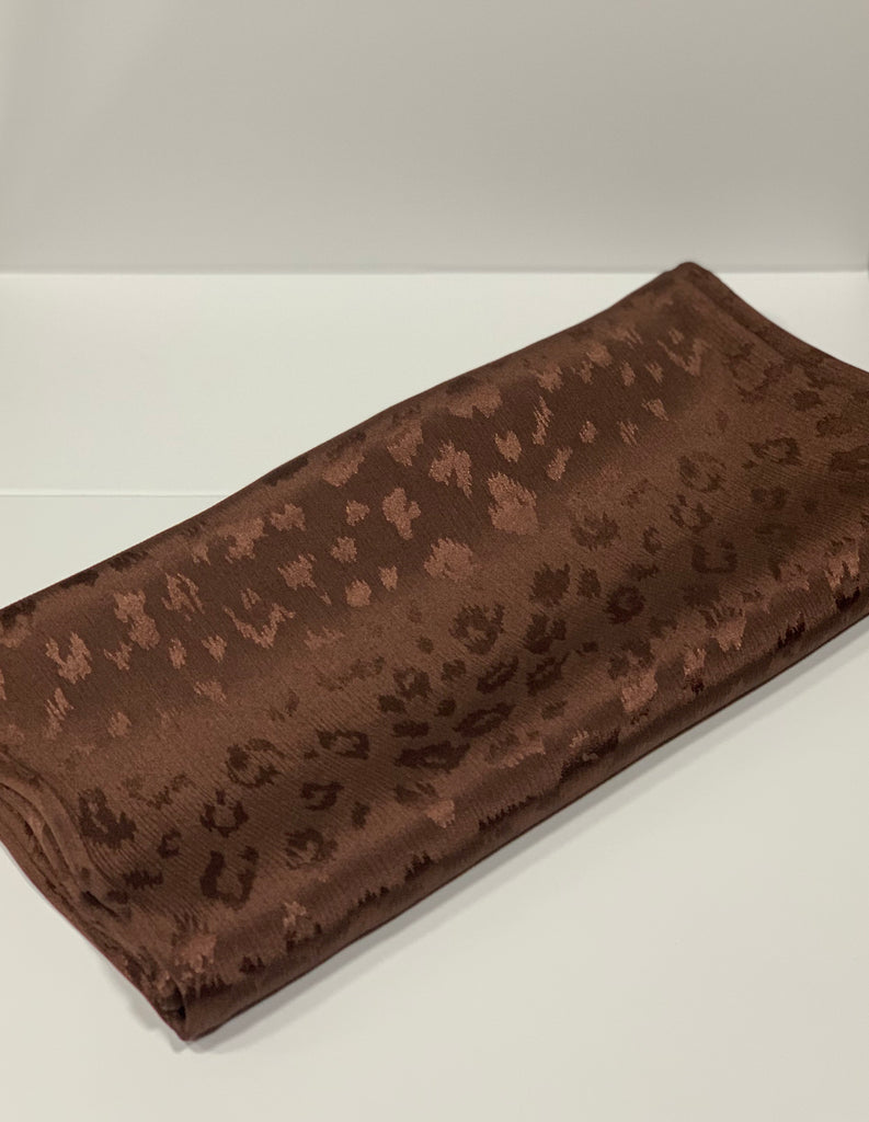 Premium Karaca 110cm Square Jaguar Print Hijab