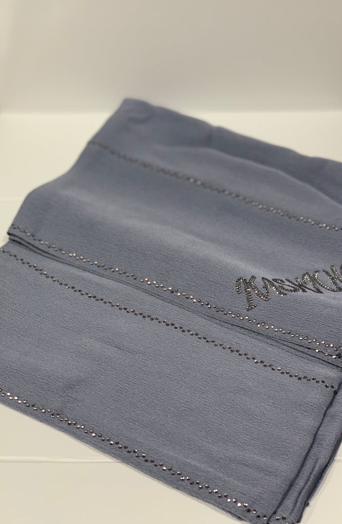 Kashkha shimmer  chiffon Long Hijab