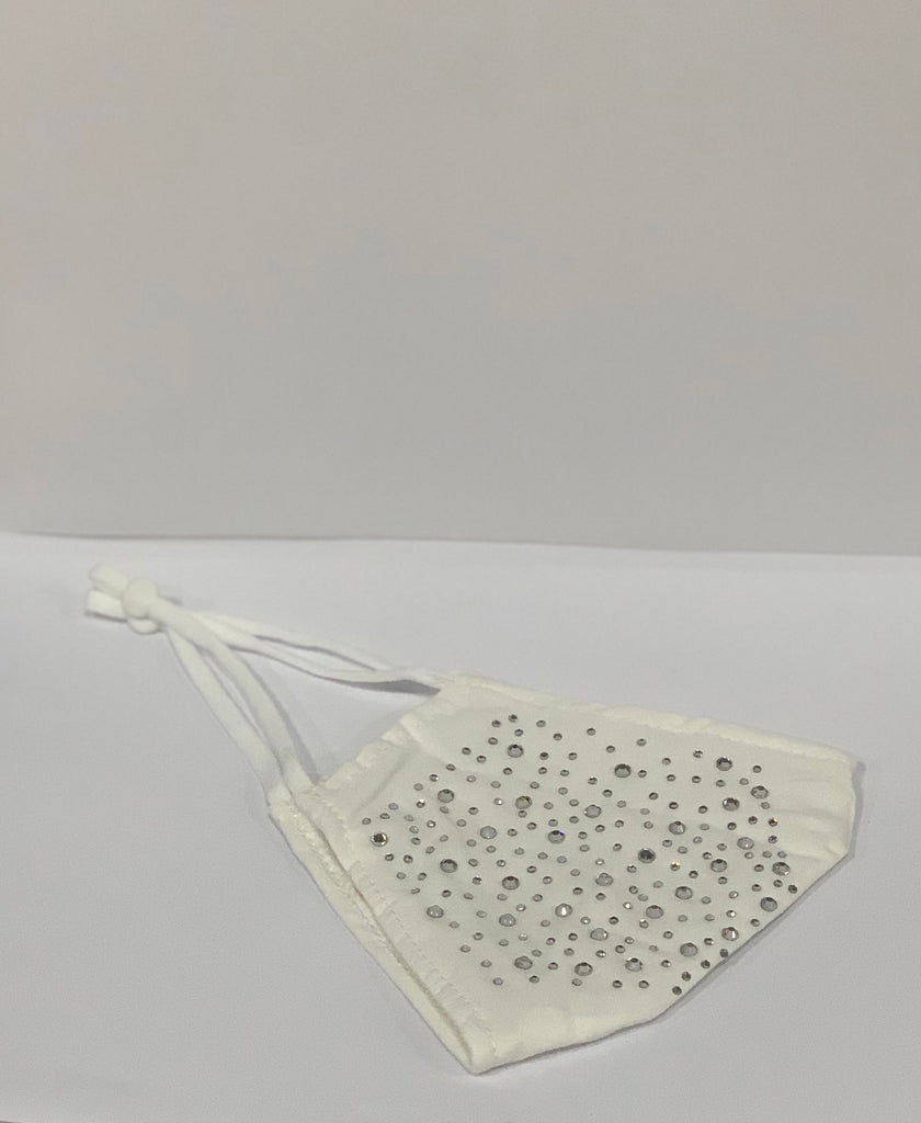 Sprinkled Diamante Face Mask