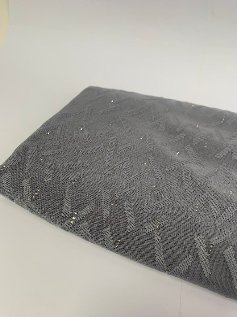 Kashkha All-in-one  Geometric Pattern Diamante Jersey Hijab