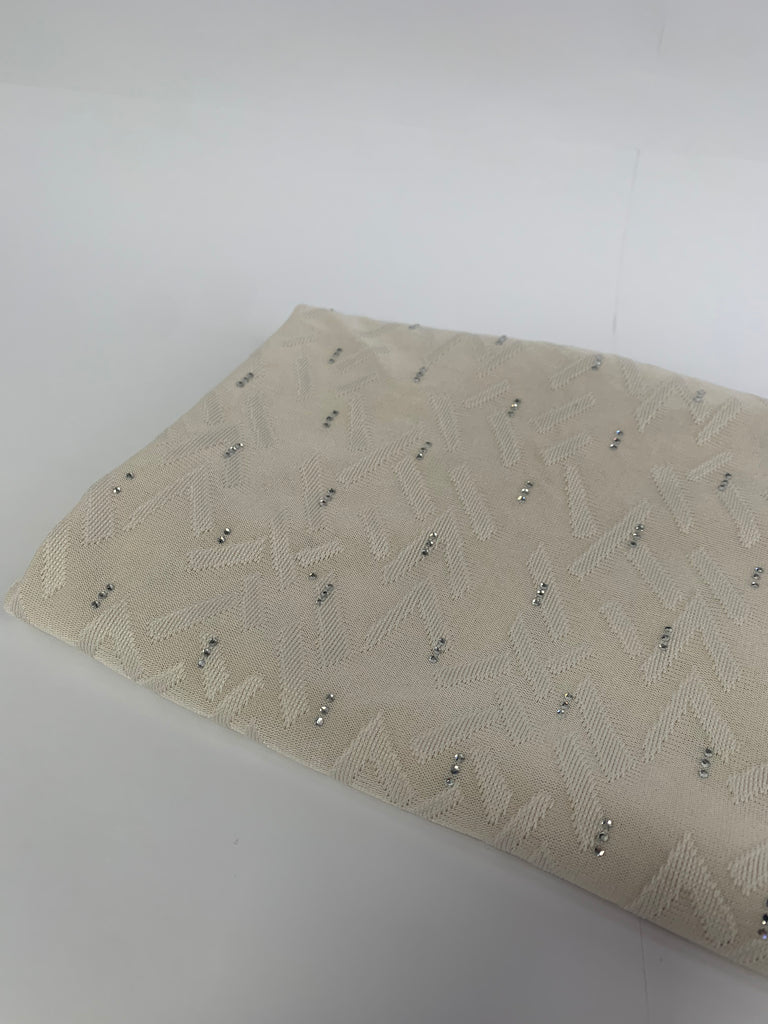 Kashkha All-in-one  Geometric Pattern Diamante Jersey Hijab