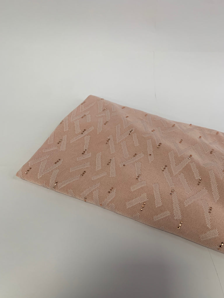 Kashkha All-in-one  Geometric Pattern Diamante Jersey Hijab