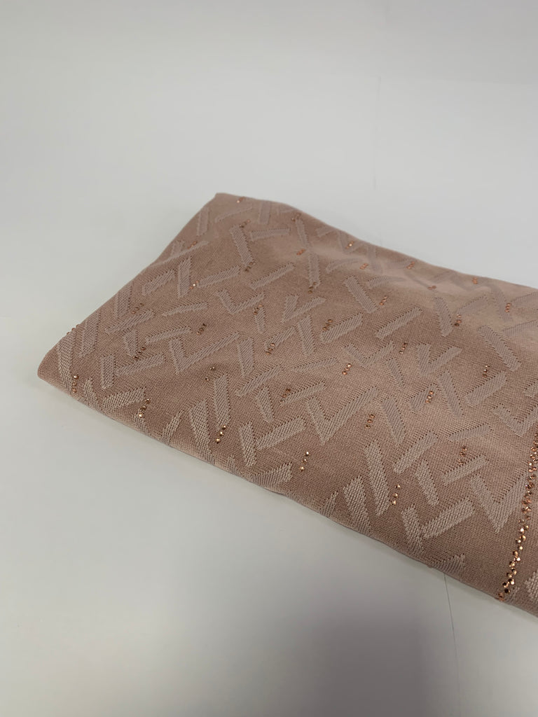 Kashkha All-in-one  Geometric Pattern Diamante Jersey Hijab