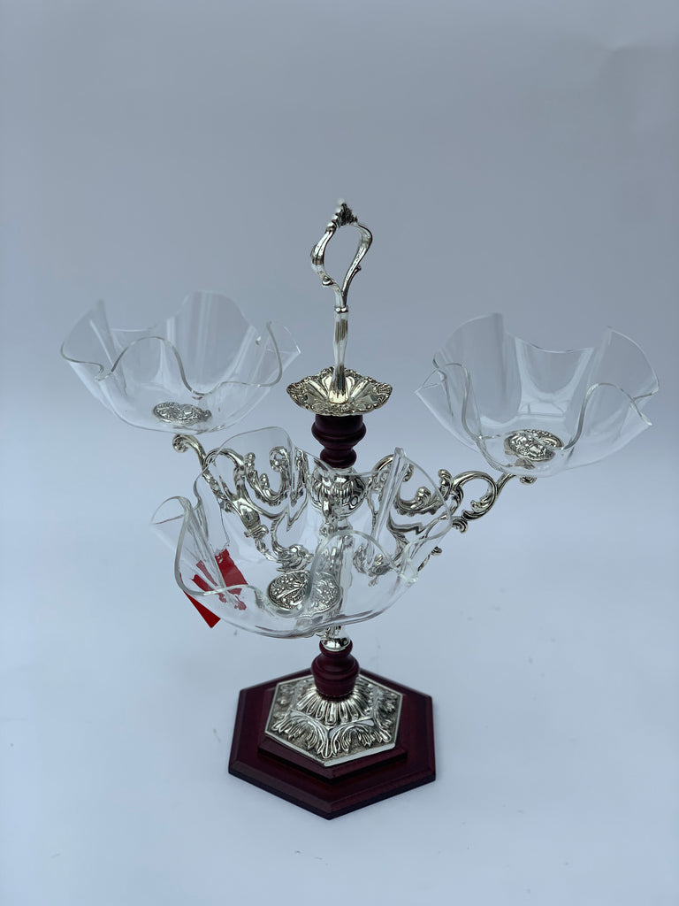 Decorative Serving Vase with three bowls