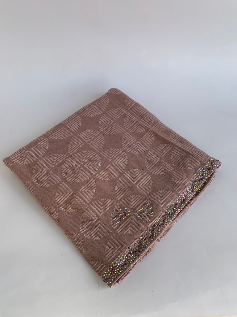 Chally Diamante Jersey Hijab Pattern 6