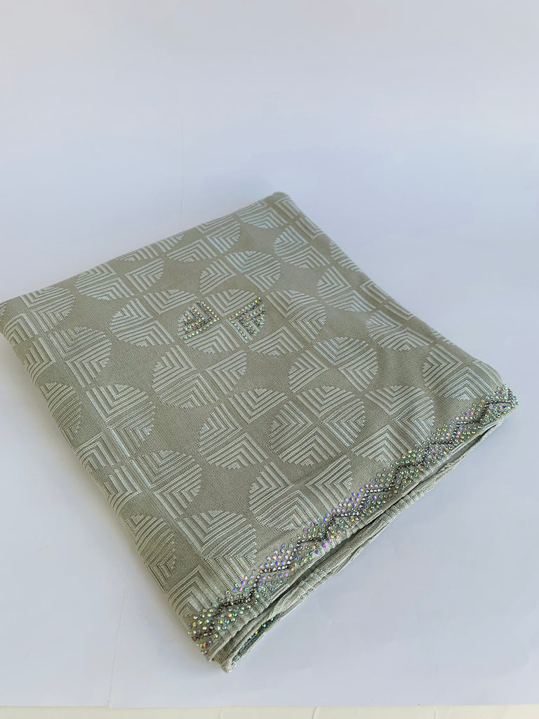 Chally Diamante Jersey Hijab Pattern 6