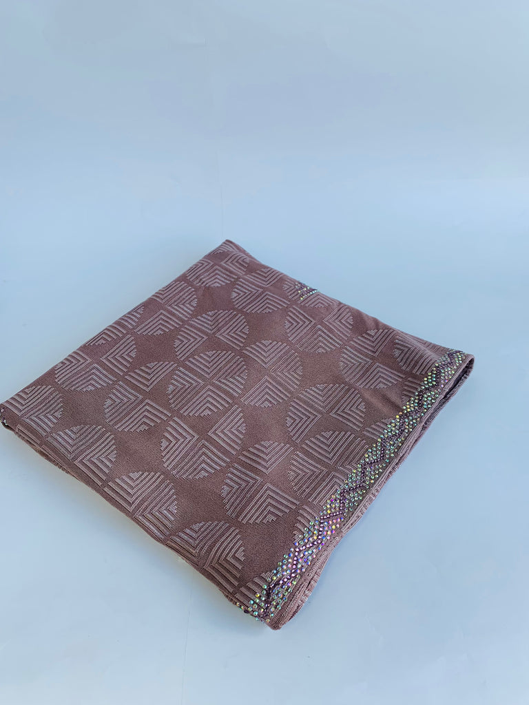 Chally Diamante Jersey Hijab Pattern 6