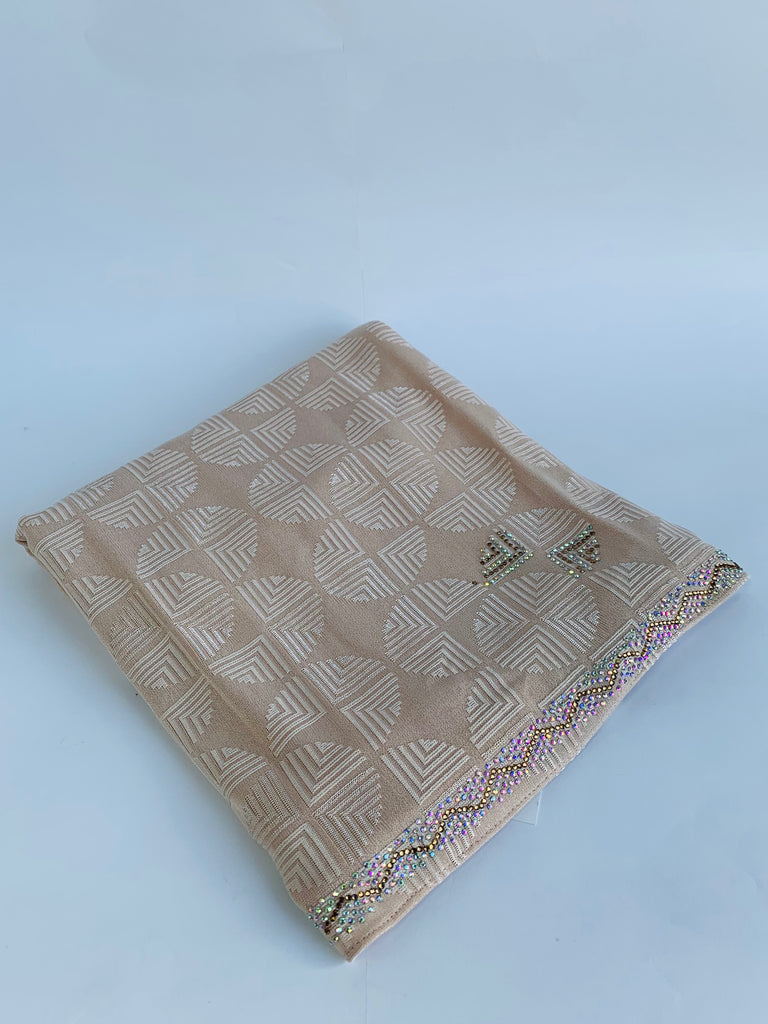 Chally Diamante Jersey Hijab Pattern 6