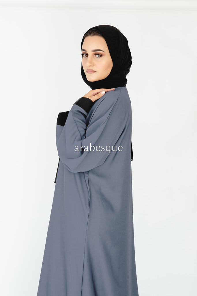 Plain Open Abaya