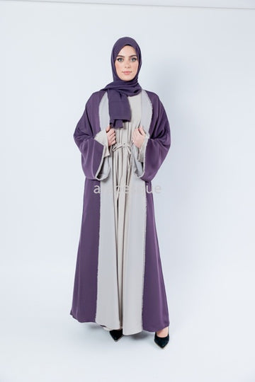 Rida Reversible Purple Abaya