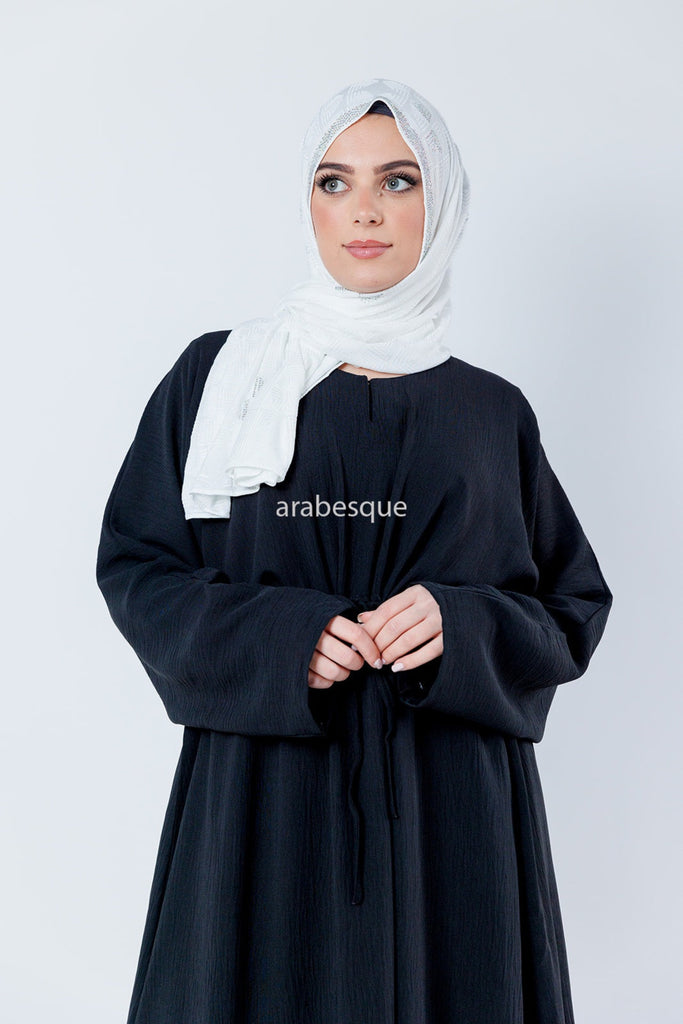 Plain Abayas with simple details
