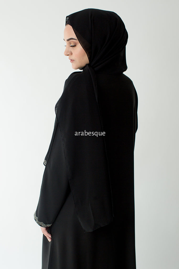 Farah Open Abaya | Open Abaya's by Arabesque