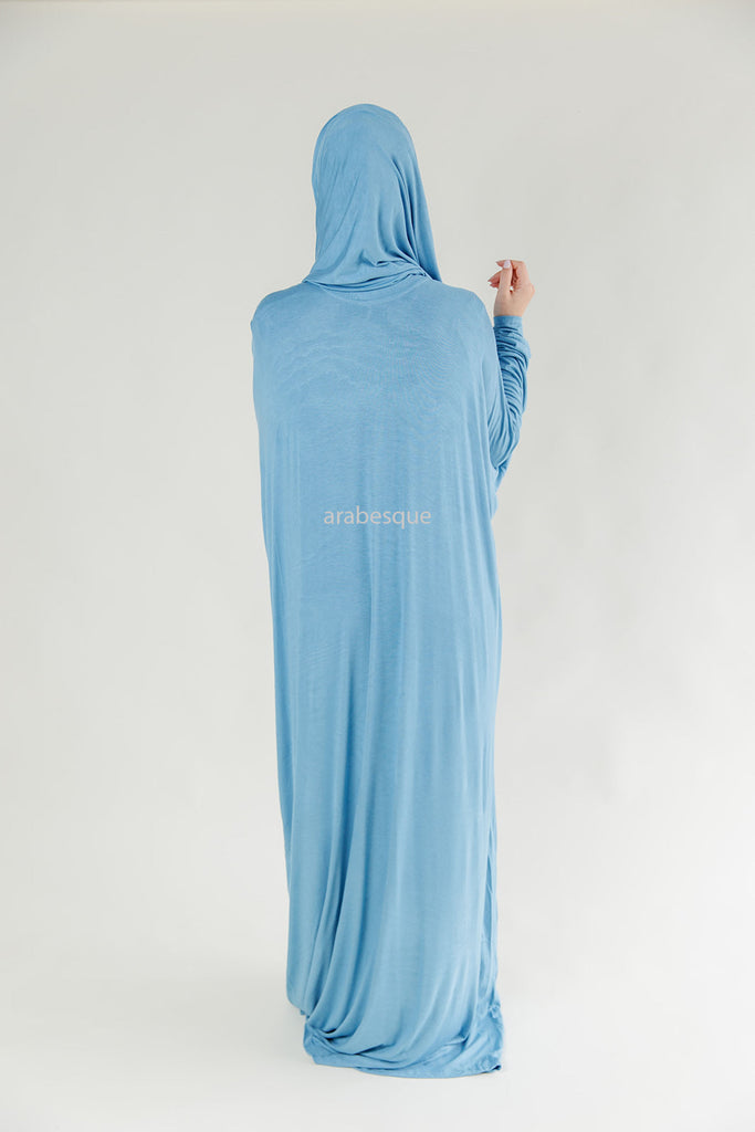One piece Prayer Dress with attached hijab