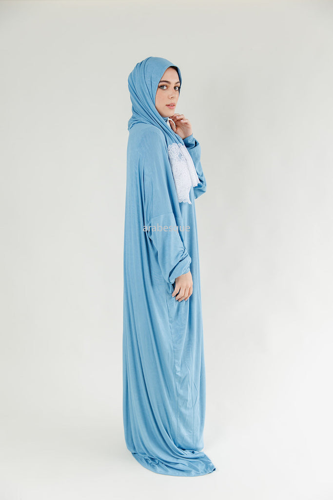 One piece Prayer Dress with attached hijab