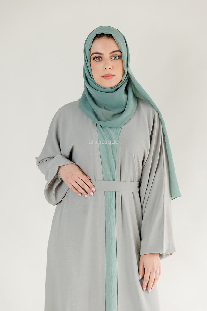 Plain Open Abaya