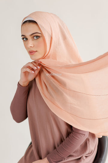 Creased Effect Kashkha Hijab