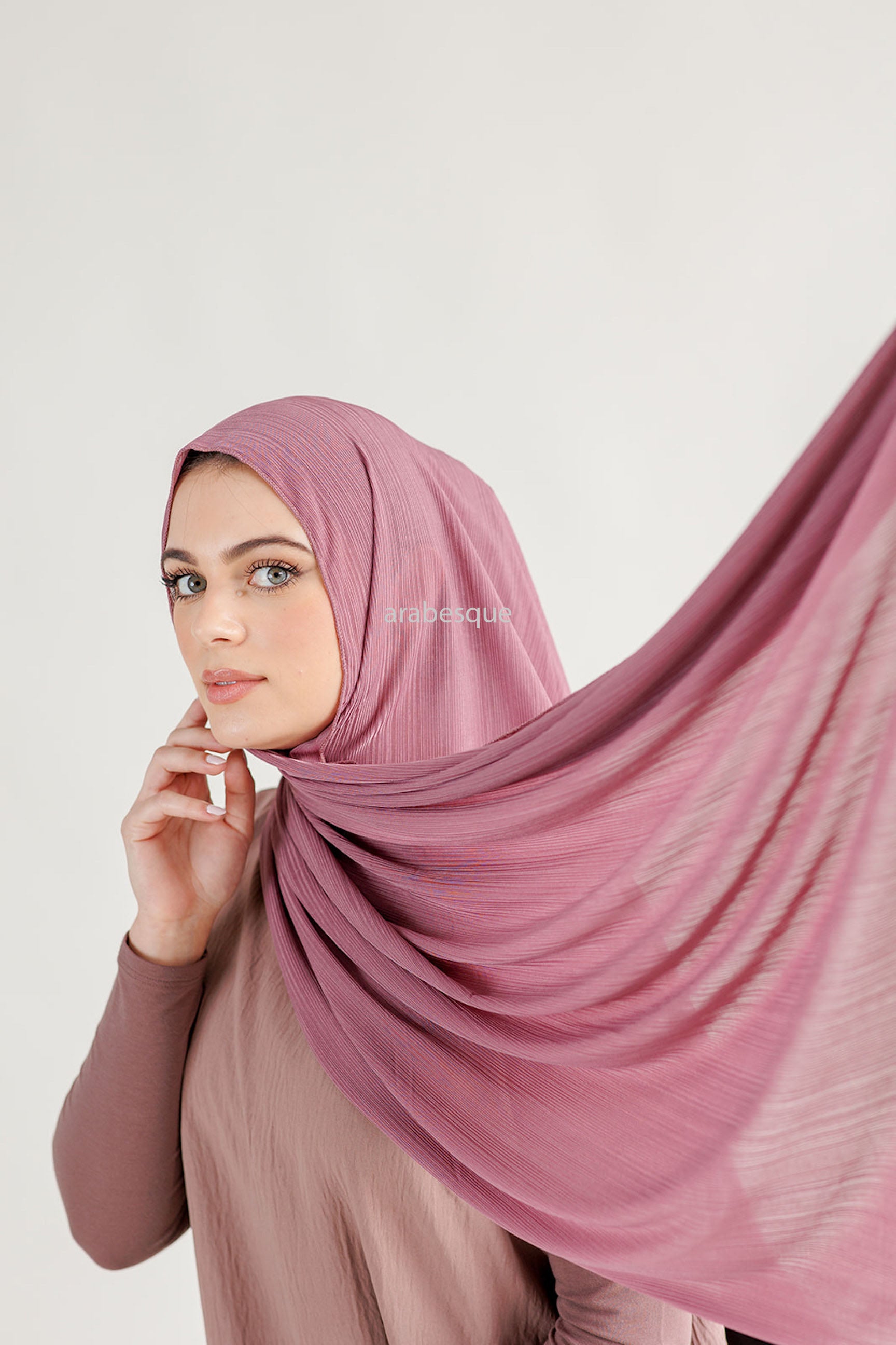 Ribbed Jersey Hijab  Hijabs by Arabesque