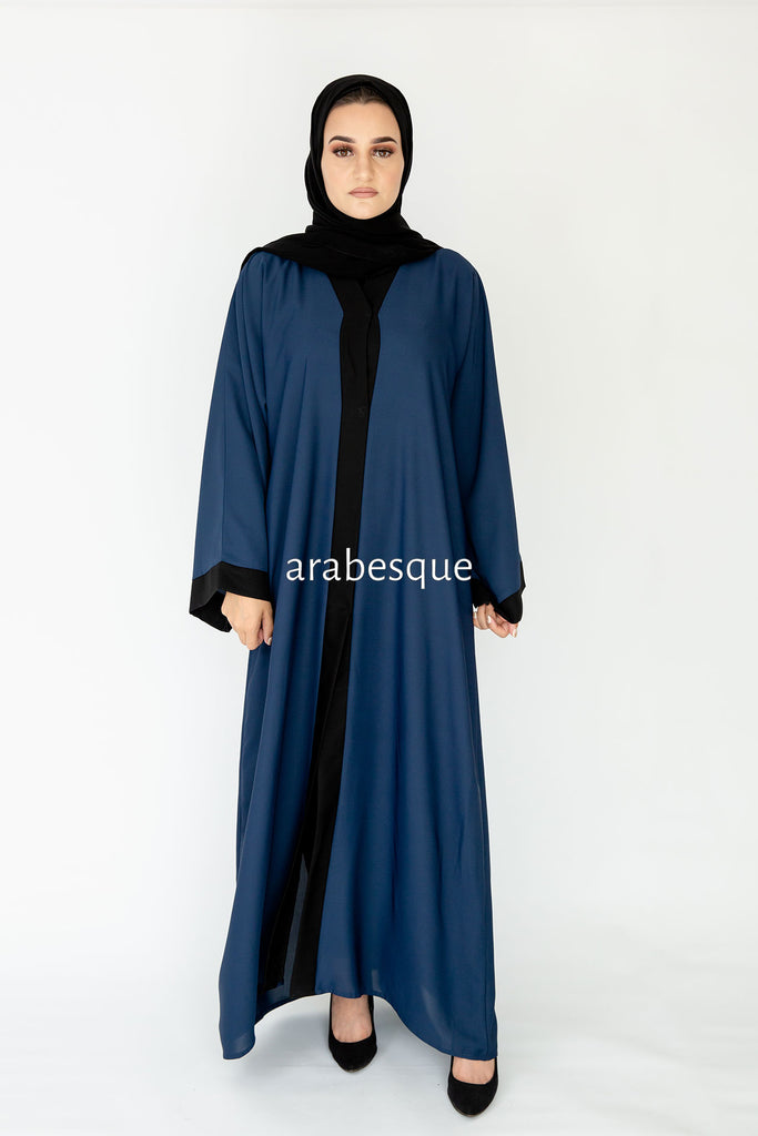 Plain Open Abaya