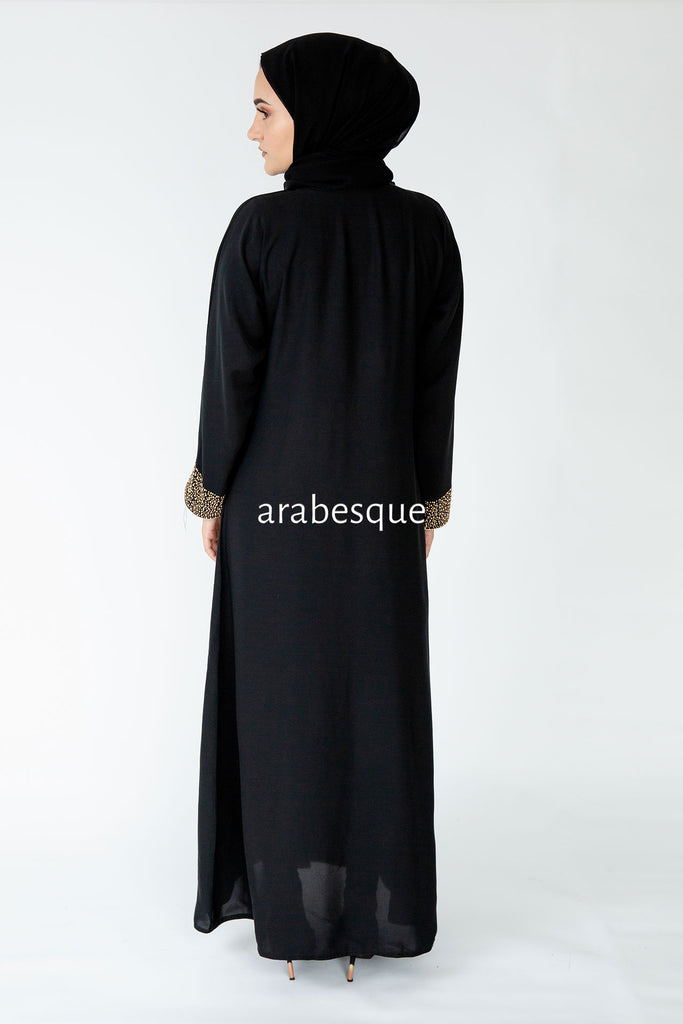 Jawahir Black Abaya