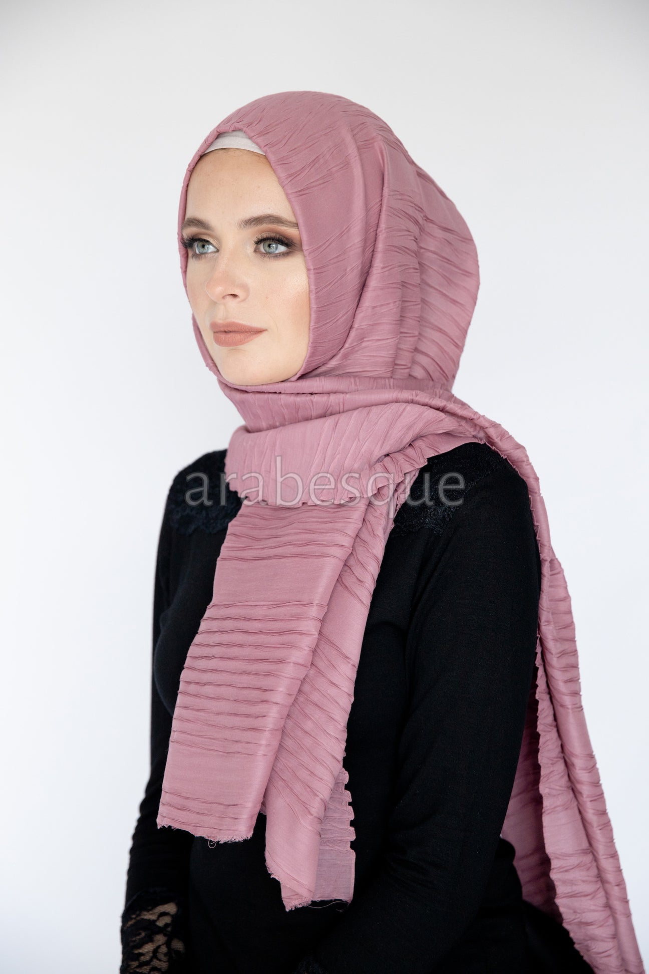 Turkish Crimped Long Hijab