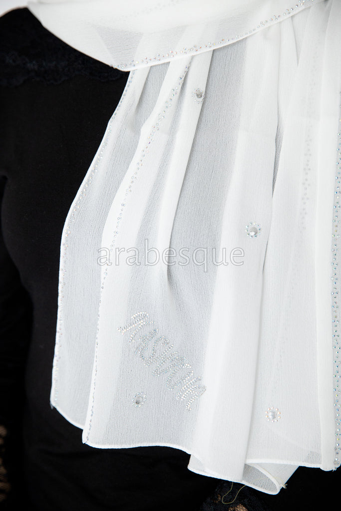 Kashkha Stone work Hijab