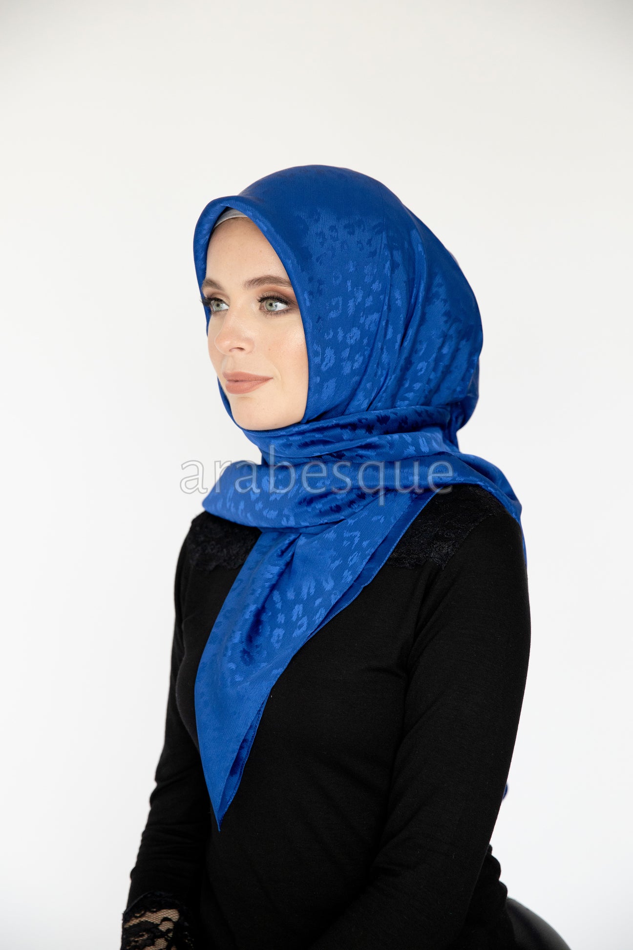 Premium Karaca Jaguar Print Square Hijab