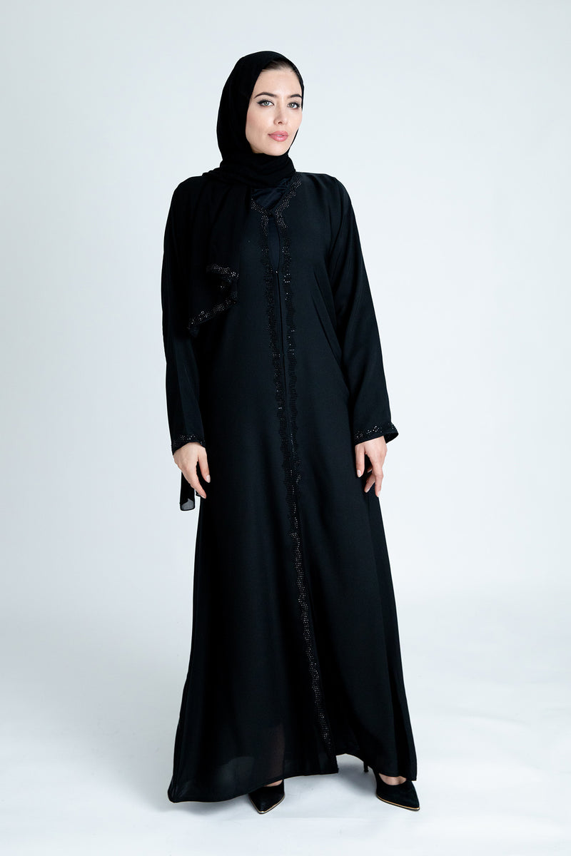 Faryal Open Abaya | Open Abaya's by Arabesque