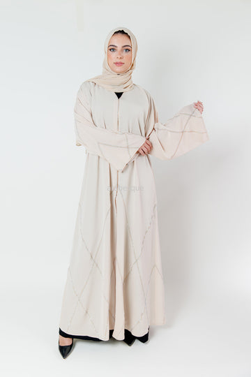 Remy Beige Luxury Abaya