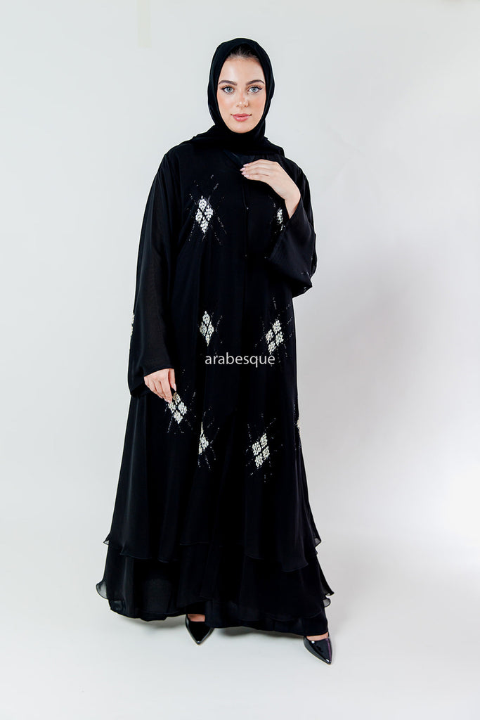 Liana Black Abaya