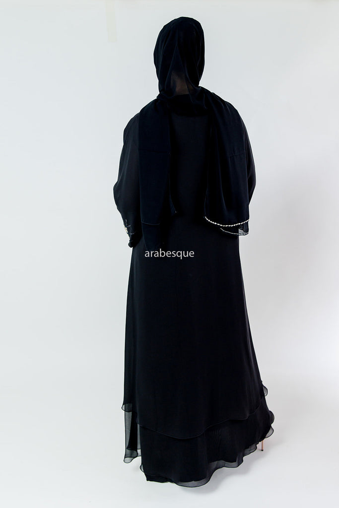 Liana Black Abaya