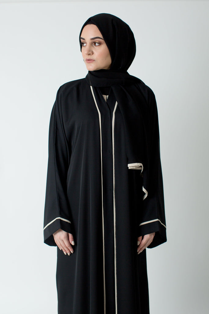 Plain Open Abaya