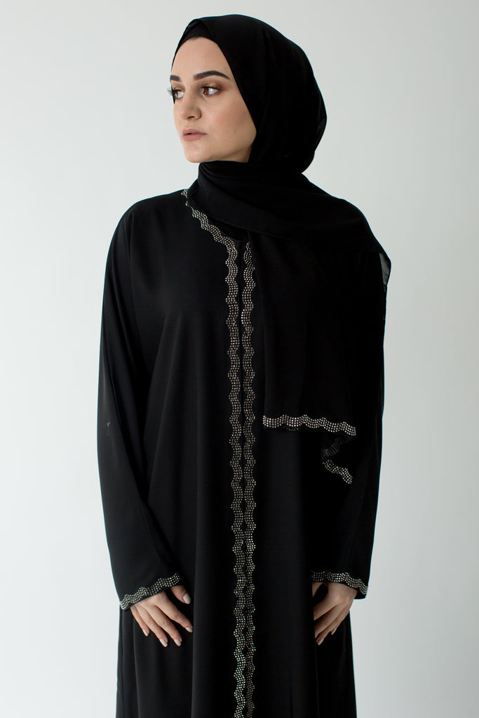 Plain Open Abaya