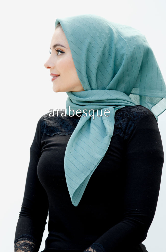 Turkish 100cm Square Layali Crepon Hijab