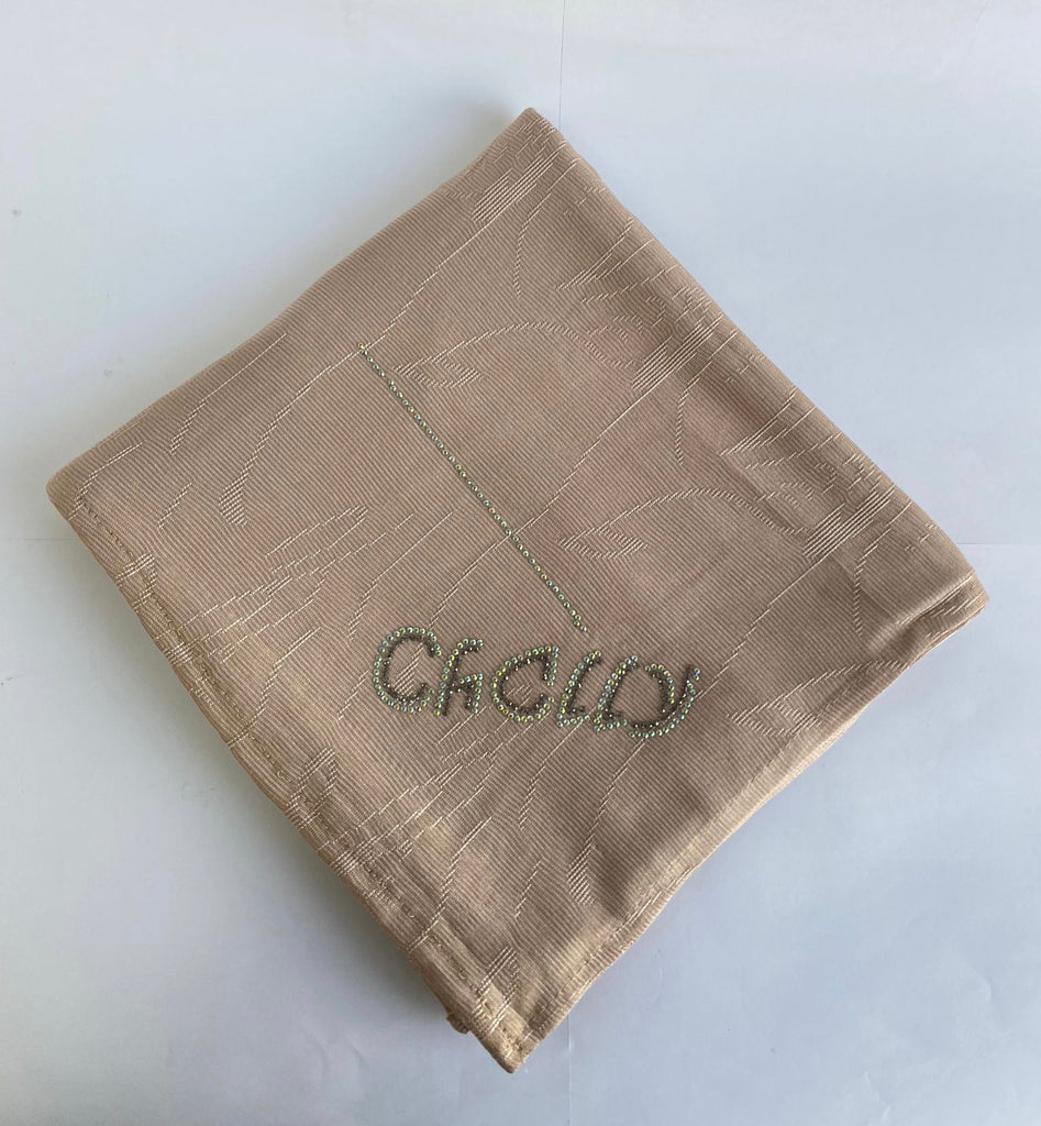 Chally Diamante Jersey Hijab Pattern 4