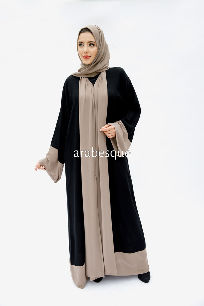 Plain Open Abaya